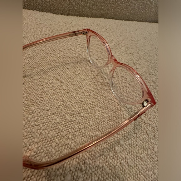 QUAY All Nighter Blue Light Glasses Pink and Clear Frame Bluelight Blocking Lens - Picture 5 of 9